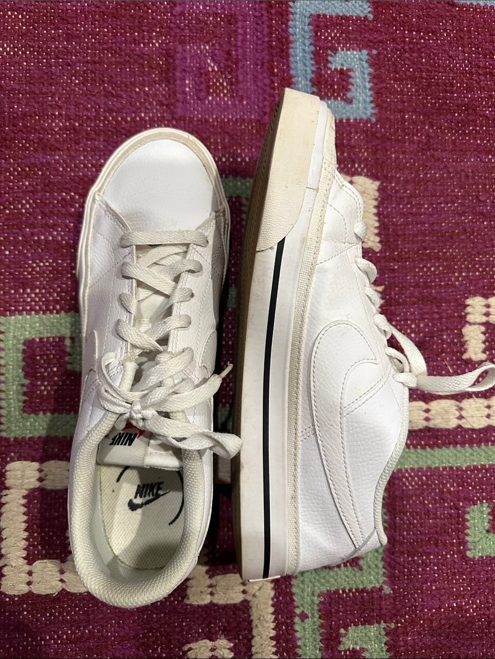 Nike Court Legacy white Low-Top Leather Sneakers